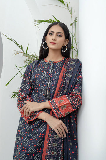 Bonanza Satrangi Black Lawn Suit Ask223p11 Eid Pret 2022 Online Shopping